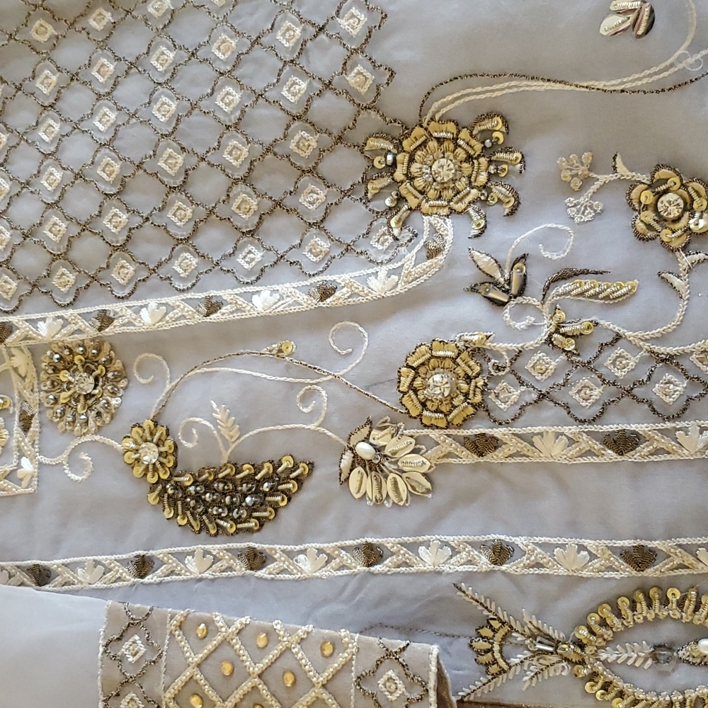 FINAL PRICE Pakistani formal 3 piece organza suit - Picture 7 of 15
